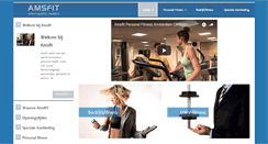 Desktop Screenshot of amsfit.nl